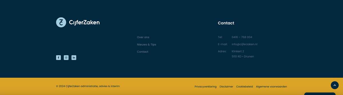 Cijferzaken - footer