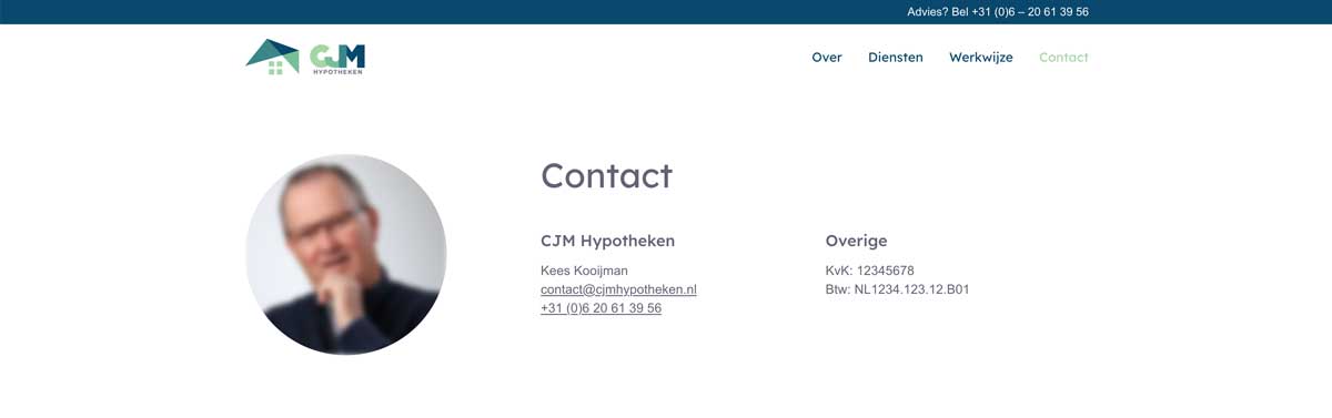 CJM Hypotheken - contact