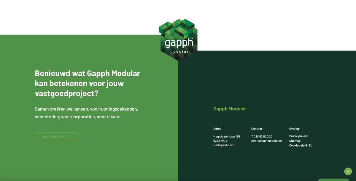 Website Gapph Modular - footer