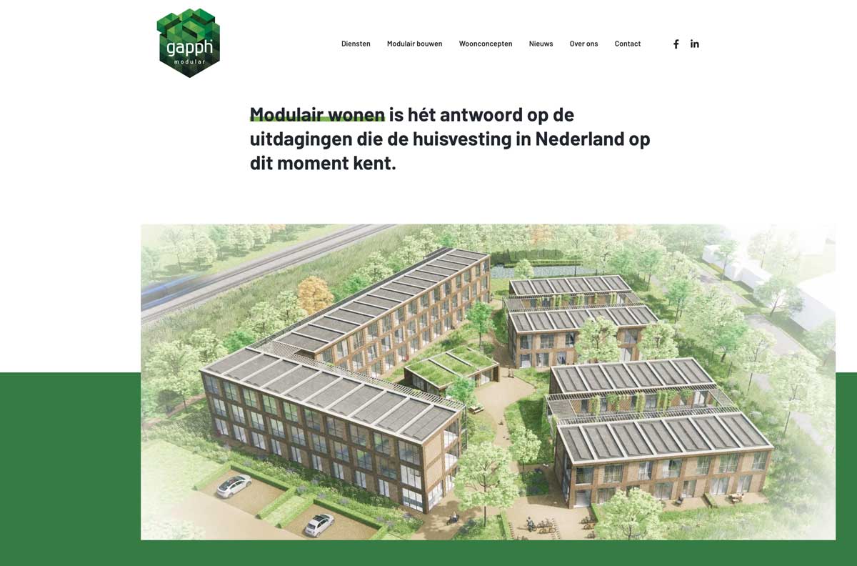 Website Gapph Modular - home