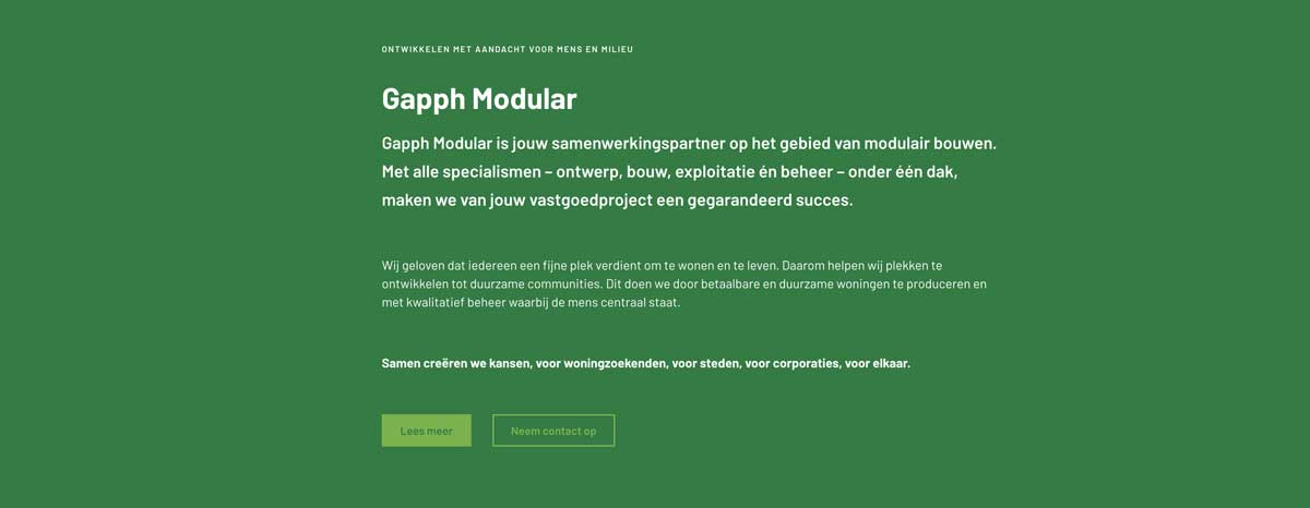 Website Gapph Modular - home