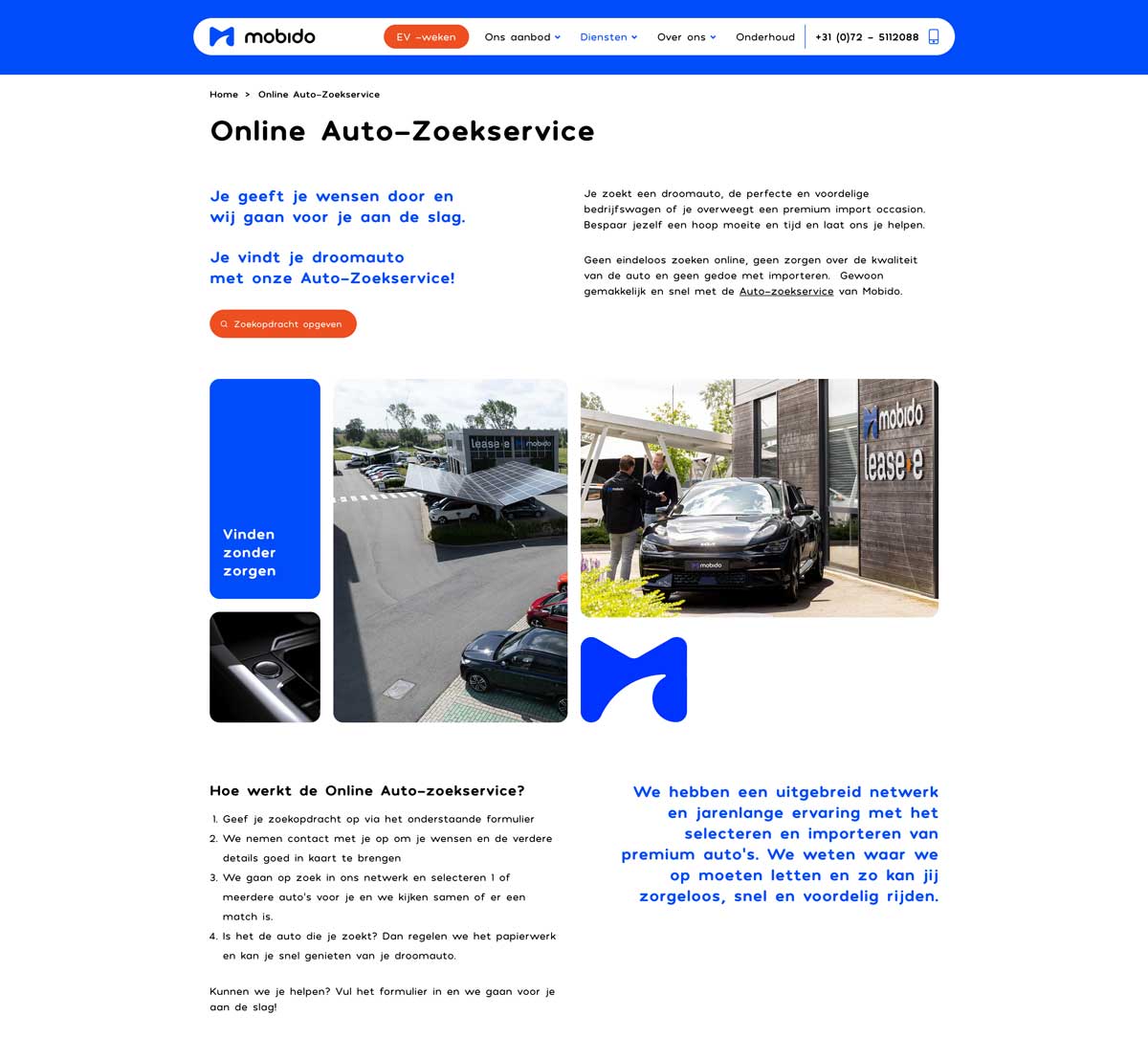 Website Mobido - zoekservice 1